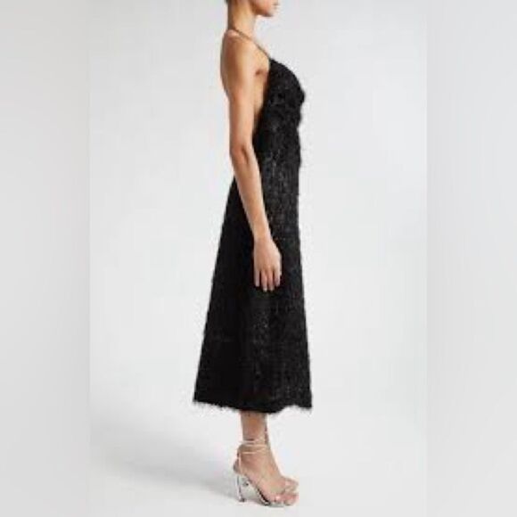 NWOT Stine Goya Promise Halter Metallic Dress Medium - Picture 6 of 11